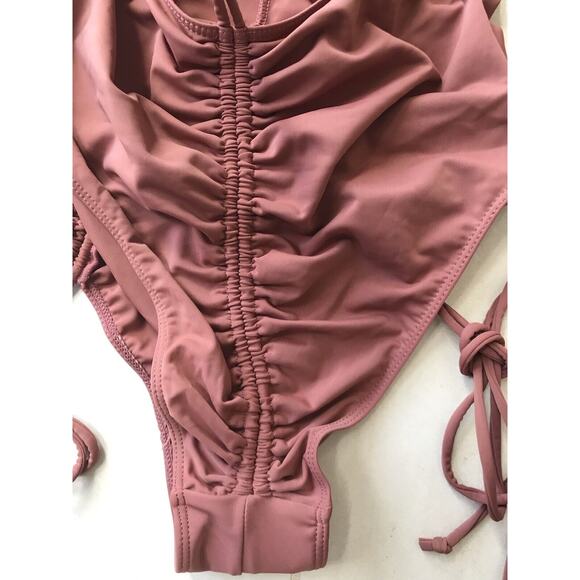 Fashion Nova One Piece Swimsuit Margaritas at Midnight Ruched - Picture 4 of 8